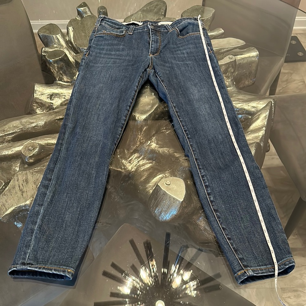 Pilcro Letterpress by Anthropologie High Rise Denim Leggings size 29.